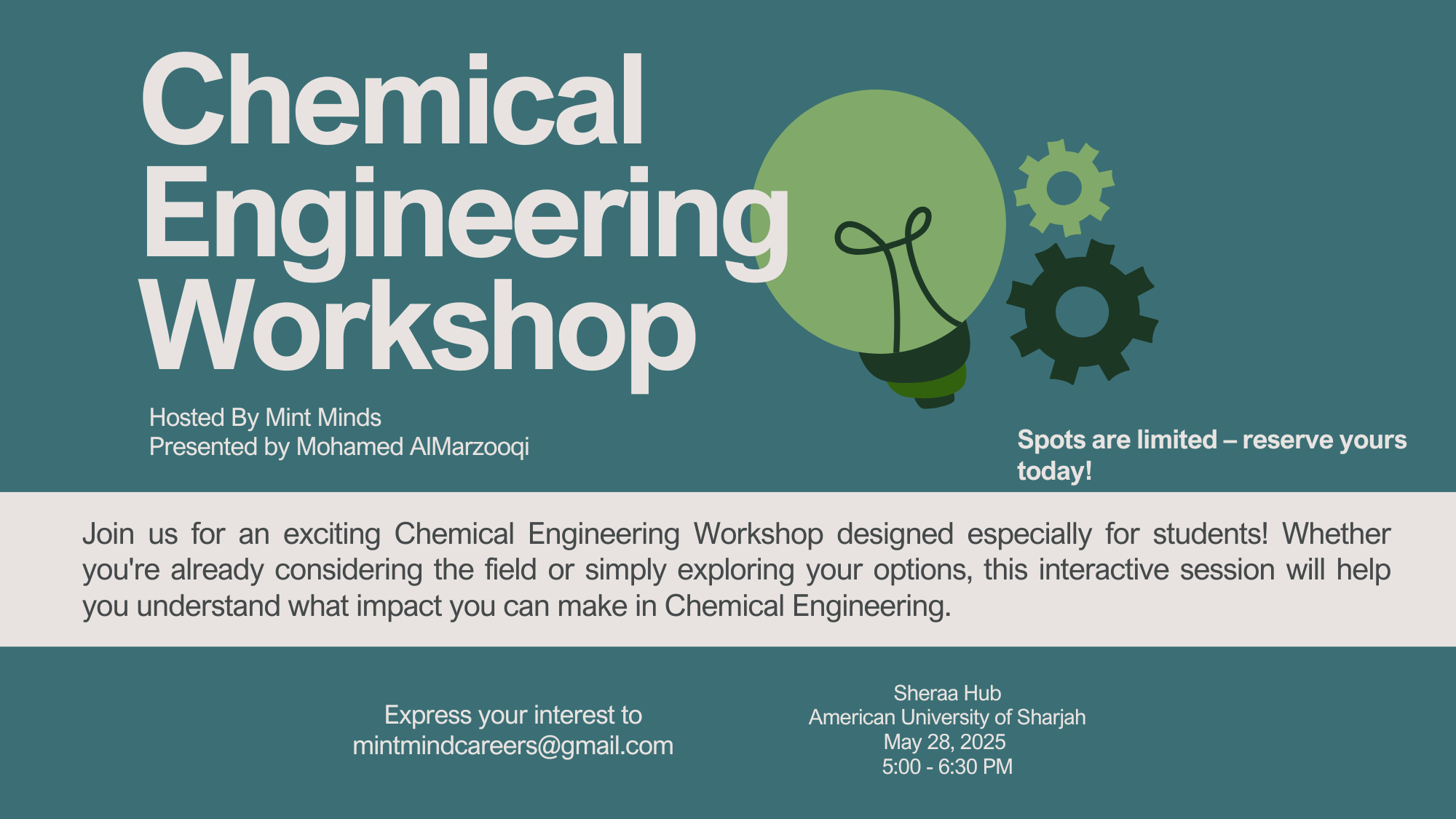 Chemical Engineering Workshop